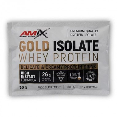 Протеин Amix Nutrition Gold Whey Protein Isolate 30 g /1 servings/ Banana