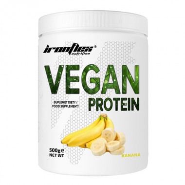 Протеин IronFlex Vegan Protein 500 g /17 servings/ Banana
