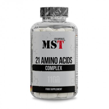 Аминокомплекс для спорта MST Nutrition 21 Amino Acids 120 Caps Аминокомплекс для спорта MST Nutrition 21 Amino Acids 120 Caps