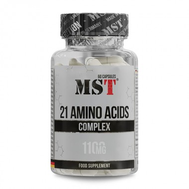 Аминокомплекс для спорта MST Nutrition 21 Amino Acids 60 Caps
