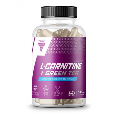 Комплексный жиросжигатель Trec Nutrition L-Carnitine + Green Tea 180 Caps