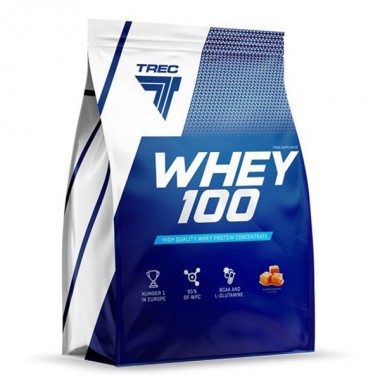 Протеин Trec Nutrition Whey 100 900 g /30 servings/ Salted caramel