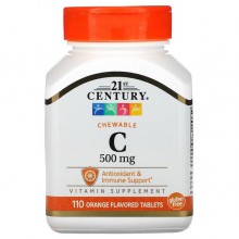 Витамин C 21st Century Vitamin C 500 mg 110 Chewable Tabs Orange
