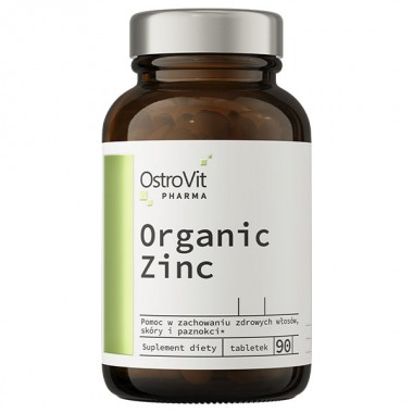 Микроэлемент Цинк для спорта OstroVit Pharma Organic Zinc 90 Tabs
