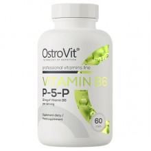 Витамин B для спорта OstroVit Vitamin B6 P-5-P 60 Caps