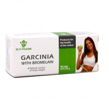 Экстракт для похудения Elit-Pharm Garcinia With Bromelain 80 Tabs Экстракт для похудения Elit-Pharm Garcinia With Bromelain 80 Tabs