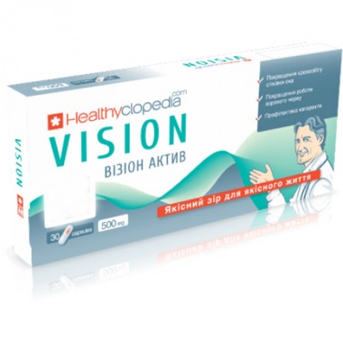 Комплекс для профилактики зрения Healthyclopedia Vision 30 Caps Комплекс для профилактики зрения Healthyclopedia Vision 30 Caps