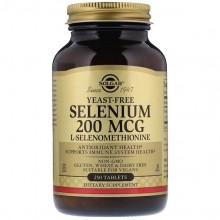 Селен Solgar Selenium, Yeast-Free 200 mcg 250 Tabs SOL-02558 Селен Solgar Selenium, Yeast-Free 200 mcg 250 Tabs SOL-02558