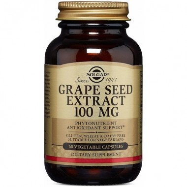 Экстракт виноградных косточек Solgar Grape Seed Extract 100 mg 60 Veg Caps