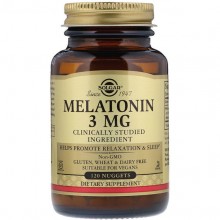 Мелатонин для сна Solgar Melatonin 3 mg 120 Nuggets