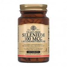 Селен Solgar Selenium, Yeast-Free 100 mcg 100 Tabs Селен Solgar Selenium, Yeast-Free 100 mcg 100 Tabs