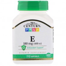 Витамин E 21st Century E-400 110 Softgels Витамин E 21st Century E-400 110 Softgels