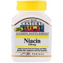 Ниацин 21st Century Niacin 100 mg 110 Tabs Ниацин 21st Century Niacin 100 mg 110 Tabs