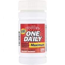 Витаминно-минеральный комплекс 21st Century One Daily Maximum, Multivitamin Multimineral 100 Tabs