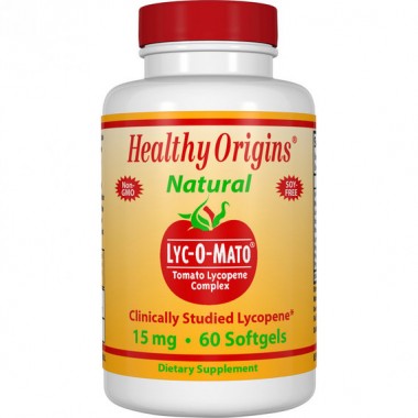 Ликопин Healthy Origins Lyc-O-Mato Tomato Lycopene 15 mg 60 Softgels