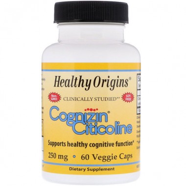 Комплекс для профилактики работы головного мозга Healthy Origins Cognizin Citicoline 250 mg 60 Veg Caps