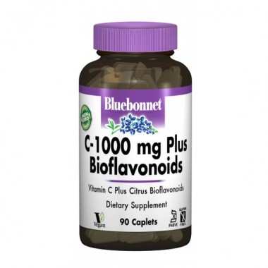 Витамин C Bluebonnet Nutrition C-1000 mg Plus Bioflavonoids 90 Caps