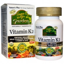 Витамин K Nature's Plus Source of Life Garden Vitamin K2 120 mcg 60 Caps Витамин K Nature's Plus Source of Life Garden Vitamin K2 120 mcg 60 Caps