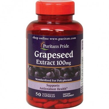 Антиоксидант Puritan's Pride Grapeseed Extract 100 mg 50 Caps