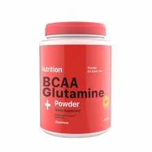 Аминокислота BCAA для спорта AB PRO BCAA + Glutamine Powder 236 g /20 servings/ Клубника