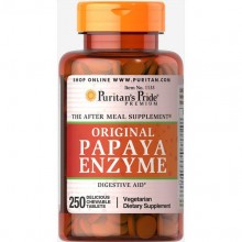 Комплекс для пищеварения Puritan's Pride Papaya Enzyme 250 Chewable Tabs Комплекс для пищеварения Puritan's Pride Papaya Enzyme 250 Chewable Tabs