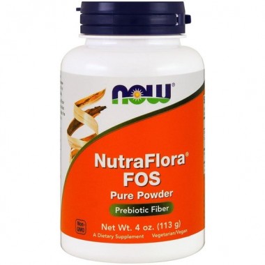 Пробиотик NOW Foods NUTRAFLORA FOS POWDER 4 OZ 113 g /23 servings/