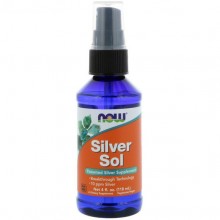 Коллоидное серебро NOW Foods SILVER SOL 10 PPM LIQUID 4 FL OZ 118 ml
