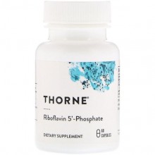Рибофлавин Thorne Research Riboflavin 5' Phosphate 60 Caps Рибофлавин Thorne Research Riboflavin 5' Phosphate 60 Caps
