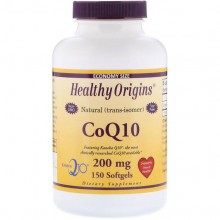 Коэнзим Healthy Origins CoQ10 200 mg 150 Softgels Коэнзим Healthy Origins CoQ10 200 mg 150 Softgels