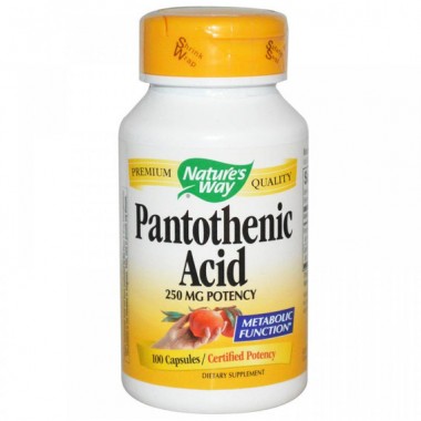 Пантотеновая кислота Nature's Way Pantothenic Acid 100 Caps Пантотеновая кислота Nature's Way Pantothenic Acid 100 Caps