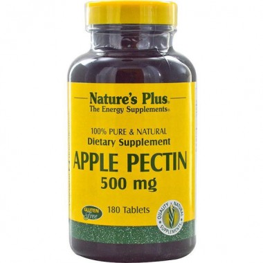 Яблочный уксус Nature's Plus Apple Pectin 500 mg 180 Tabs