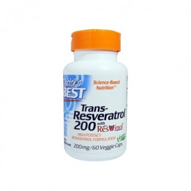 Ресвератрол Doctor's Best Trans-Resveratrol 200 mg 60 Veg Caps