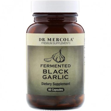 Чеснок Dr. Mercola Fermented Black Garlic 60 Caps