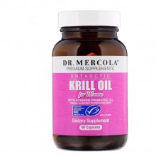Масло криля Dr. Mercola Antarctic Krill Oil for Women 90 Caps Масло криля Dr. Mercola Antarctic Krill Oil for Women 90 Caps