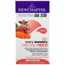 Витаминно-минеральный комплекс New Chapter 55+ Every Woman's One Daily Multi 72 Veg Tabs Витаминно-минеральный комплекс New Chapter 55+ Every Woman's One Daily Multi 72 Veg Tabs