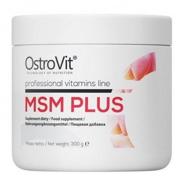 Хондропротектор (для спорта) OstroVit MSM Plus 300 g /150 servings/ Pure