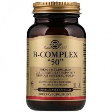 В комплекс Solgar B-Complex  В комплекс Solgar B-Complex
