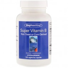 В комплекс Allergy Research Group Super Vitamin B Complex 120 Caps ALG-70340 В комплекс Allergy Research Group Super Vitamin B Complex 120 Caps ALG-70340