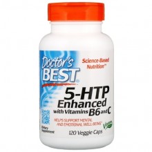 Триптофан Doctor's Best 5-HTP Enhanced with Vitamins B6 & C 120 Caps
