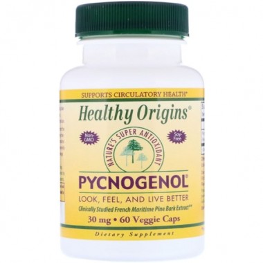 Пикногенол Healthy Origins Pycnogenol 30 mg 60 Veg Caps HOG-41354