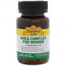 ДГЭА Country Life DHEA Complex For Women 60 Veg Caps CLF-01674