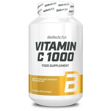 Витамин C для спорта BioTechUSA Vitamin C 1000 250 Tabs Витамин C для спорта BioTechUSA Vitamin C 1000 250 Tabs