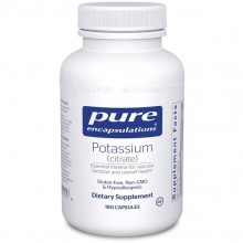 Микроэлемент Калий Pure Encapsulations Potassium Citrate 180 Caps PE-01115