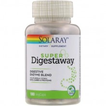Пищеварительные ферменты Solaray Super Digestaway, Digestive Enzyme Blend 180 Veg Caps SOR-04802 Пищеварительные ферменты Solaray Super Digestaway, Digestive Enzyme Blend 180 Veg Caps SOR-04802