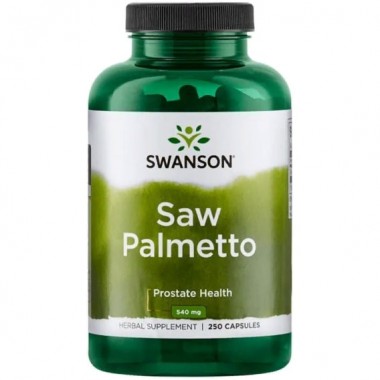 Экстракты ягод сереноа Swanson Saw Palmetto 540 mg 250 Caps SWA-01910