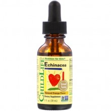 Эхинацея ChildLife Essentials, Echinacea, 1 fl oz 30 ml Natural Orange Flavor CDL10100 Эхинацея ChildLife Essentials, Echinacea, 1 fl oz 30 ml Natural Orange Flavor CDL10100