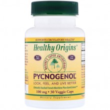 Пикногенол Healthy Origins Pycnogenol 100 mg 30 Veg Caps HO41371