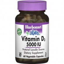 Витамин D Bluebonnet Nutrition Vitamin D3 5000 IU 60 Veg Caps BLB0368 Витамин D Bluebonnet Nutrition Vitamin D3 5000 IU 60 Veg Caps BLB0368
