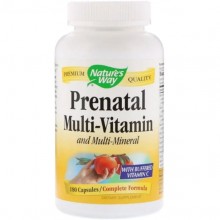 Витаминно-минеральный комплекс Nature's Way Prenatal Multi-Vitamin and Multi-Mineral 180 Caps NWY45130