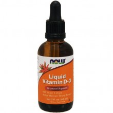 Витамин D NOW Foods Liquid Vitamin D-3, 2 fl oz 60 ml NOW-00370